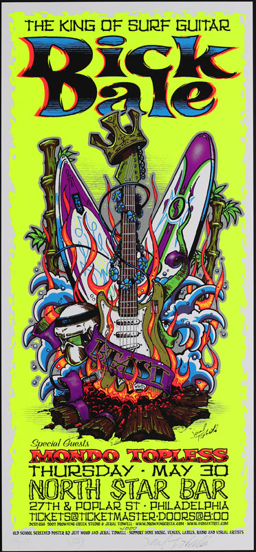 Jeral Tidwell and Jeff Wood - Drowning Creek Dick Dale Poster