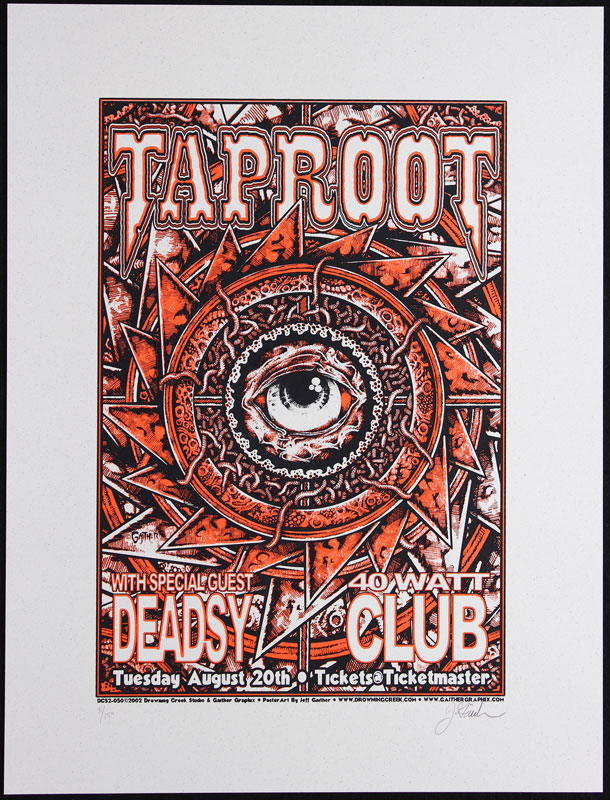 Jeff Gaither and Jeff Wood - Drowning Creek Taproot Poster