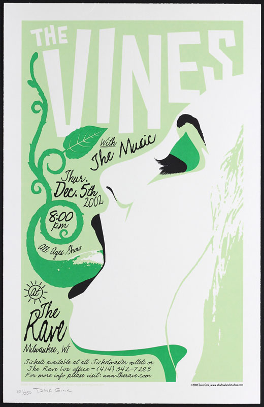 Dave Gink and Jeff Wood - Drowning Creek The Vines Poster