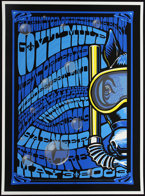 Jeff Wood and Ralph Walters - Drowning Creek Gov't Mule Poster