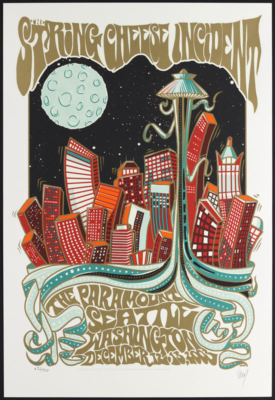 Jeff Wood - Drowning Creek String Cheese Incident Poster