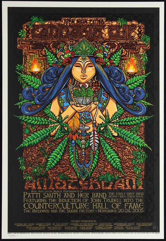 Jeff Wood - Drowning Creek High Times Cannabis Cup Poster