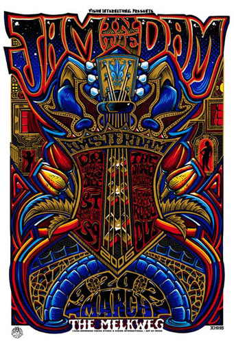 Jeff Wood - Drowning Creek Jam in the Dam 2006 Poster