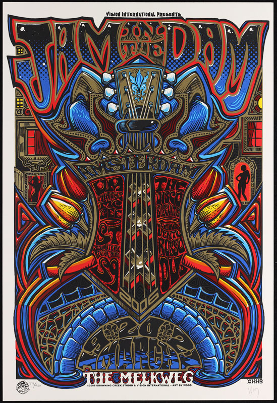 Jeff Wood - Drowning Creek Jam in the Dam 2006 Poster