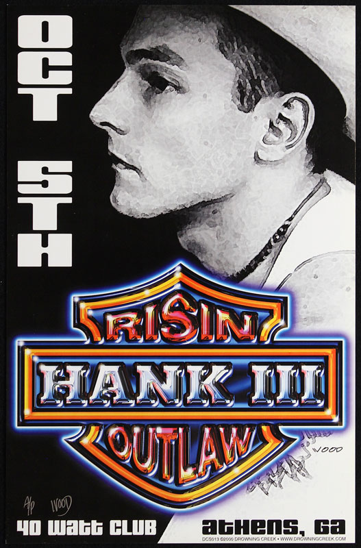 Jeff Wood - Drowning Creek Hank (Williams) III Poster