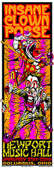 Mike Martin Johnny Thief and Jeff Wood - Low Brow Ink Insane Clown Posse Poster