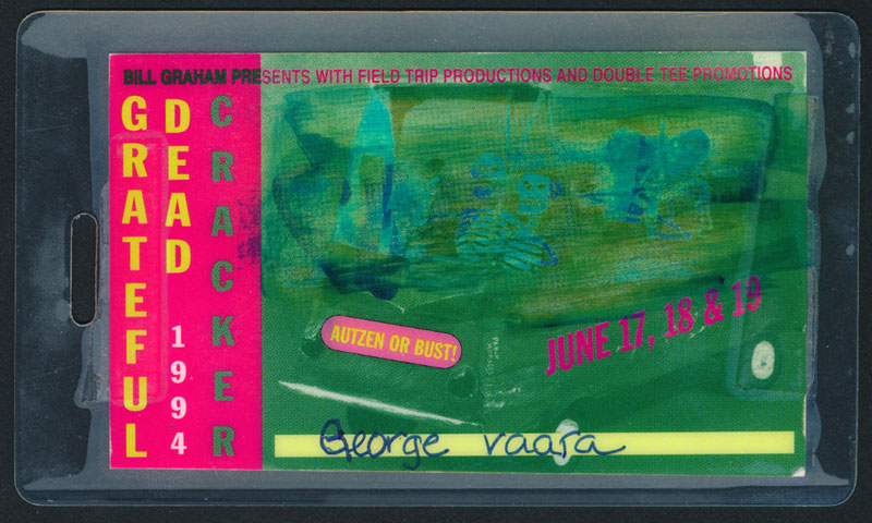 Grateful Dead Eugene 1994 Laminate