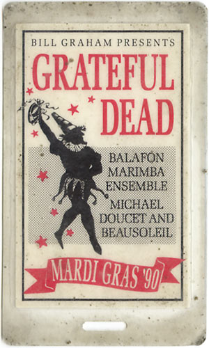 Grateful Dead Mardi Gras Laminate