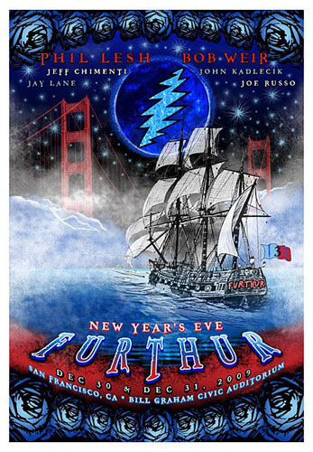 Taylor Swope Furthur New Years Eve 2009-2010 Poster