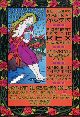 Gary Houston Rex Foundation Benefit Poster