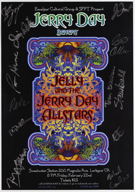 Jerry Day Benefit 2008 Autographed Poster