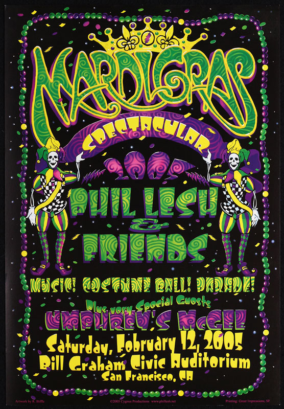 Richard Biffle Phil Lesh & Friends Poster