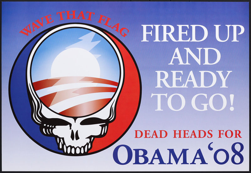 Deadheads For Obama Poster