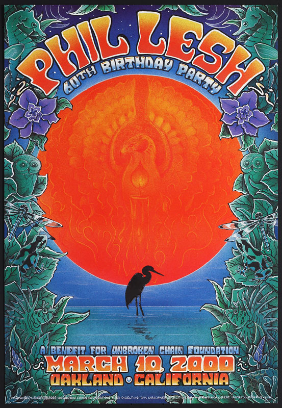 Michael Everett Phil Lesh 60th Birthday Poster