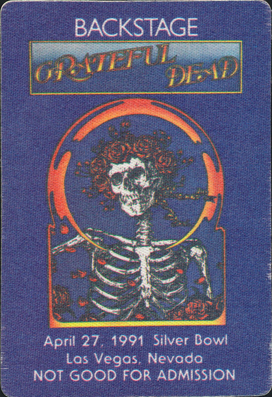 Grateful Dead 4/27/1991 Las Vegas Backstage Pass