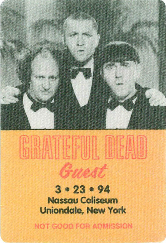 Grateful Dead 3/23/1994 Uniondale NY Backstage Pass