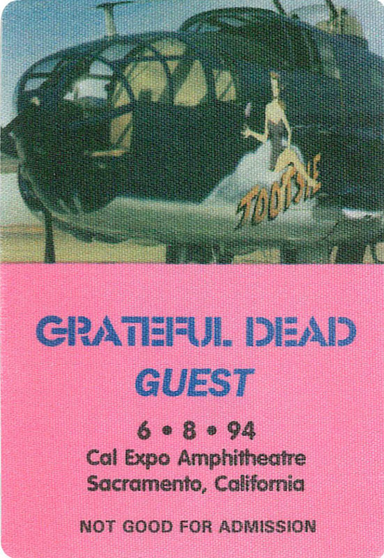 Grateful Dead 6/8/1994 Sacramento Backstage Pass