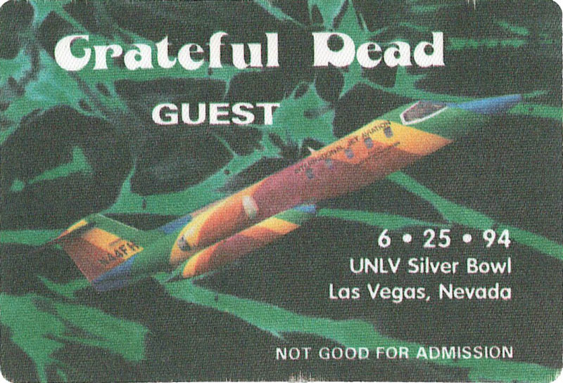Grateful Dead 6/25/1994 Las Vegas Backstage Pass
