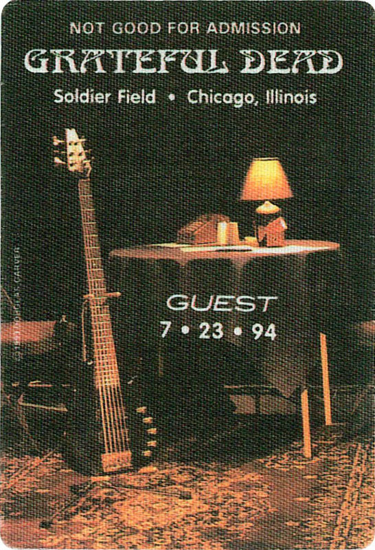 Grateful Dead 7/23/1994 Chicago Backstage Pass