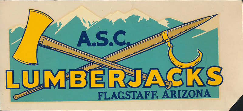 Arizona State College at Flagstaff Lumberjacks Decal