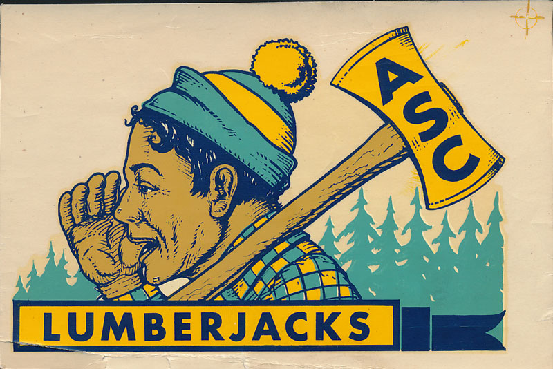 Arizona State College at Flagstaff Lumberjacks Decal