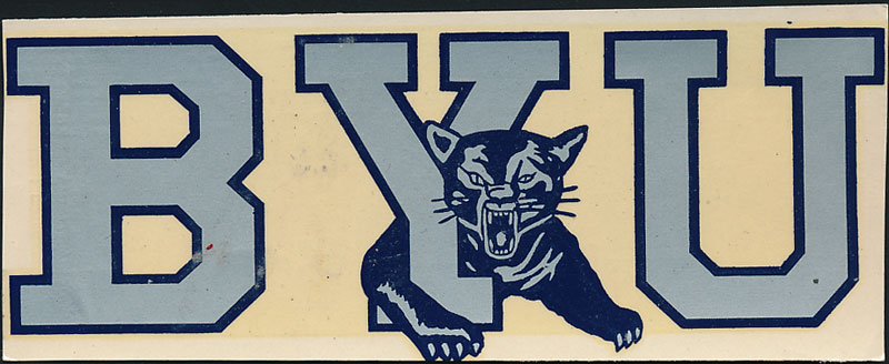 BYU Brigham Young University Decal