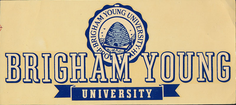 BYU Brigham Young University Decal