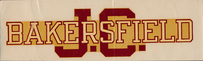 Bakersfield Junior College Decal