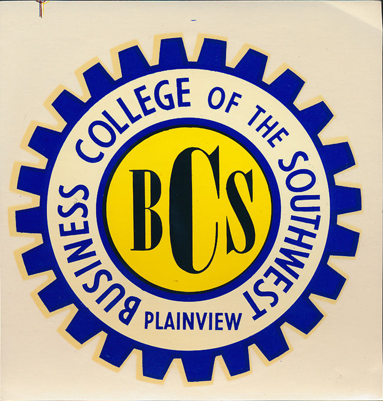 Business College of the Southwest Plainview TX Decal