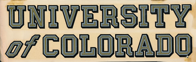 University of Colorado Decal