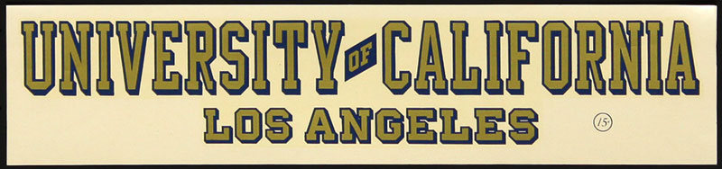 University of California Los Angeles Decal