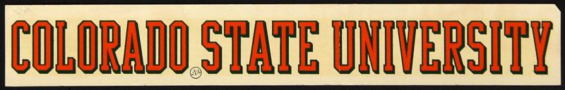 Colorado State University Decal