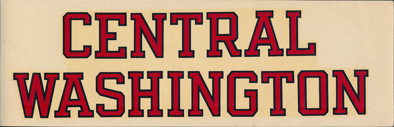 Central Washington College Decal