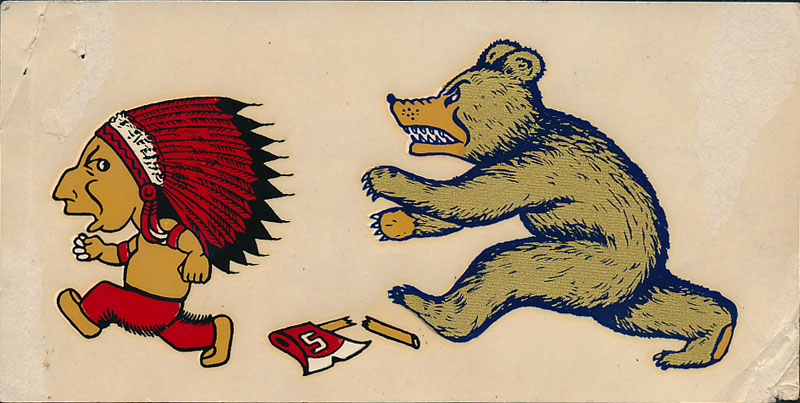 UC Cal vs Stanford 1940s Big Game Decal