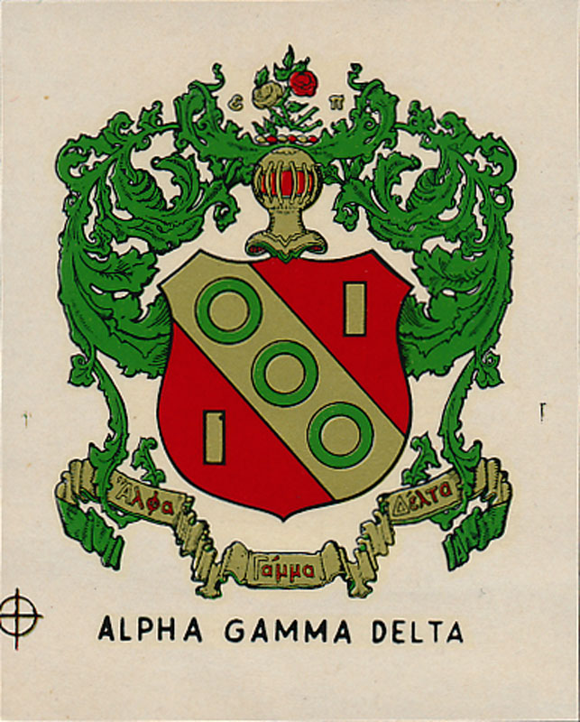 Alpha Gamma Delta Decal