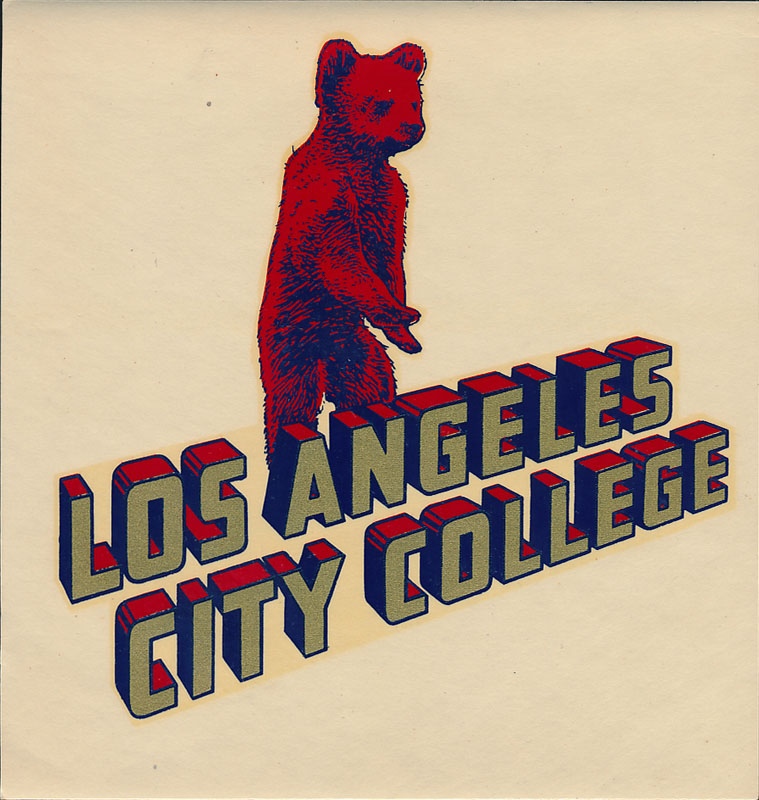 Los Angeles City College Cubs Decal