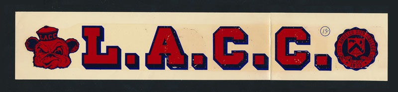 Los Angeles City College Cubs Decal