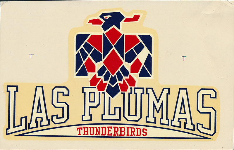 Las Plumas High School Thunderbirds Decal