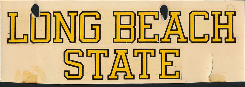 Long Beach State College Decal