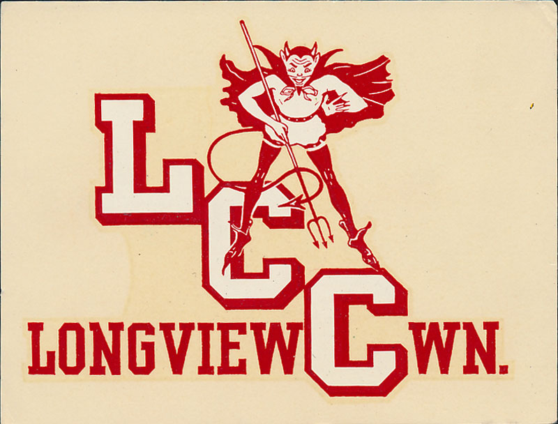 Lower Columbia College Longview Washington Red Devils Decal