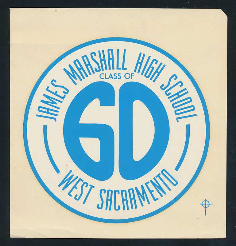 James Marshall High School Class of 1960 Decal