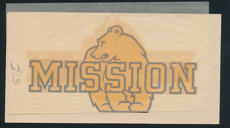 Mission High School Bears San Francisco Decal