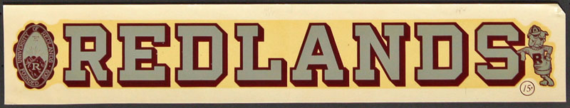 University of Redlands Bulldogs Decal