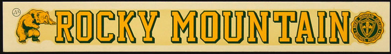 Rocky Mountain College Bears Decal