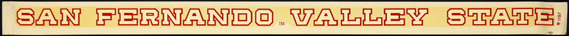 San Fernando Valley State College Matadors Decal