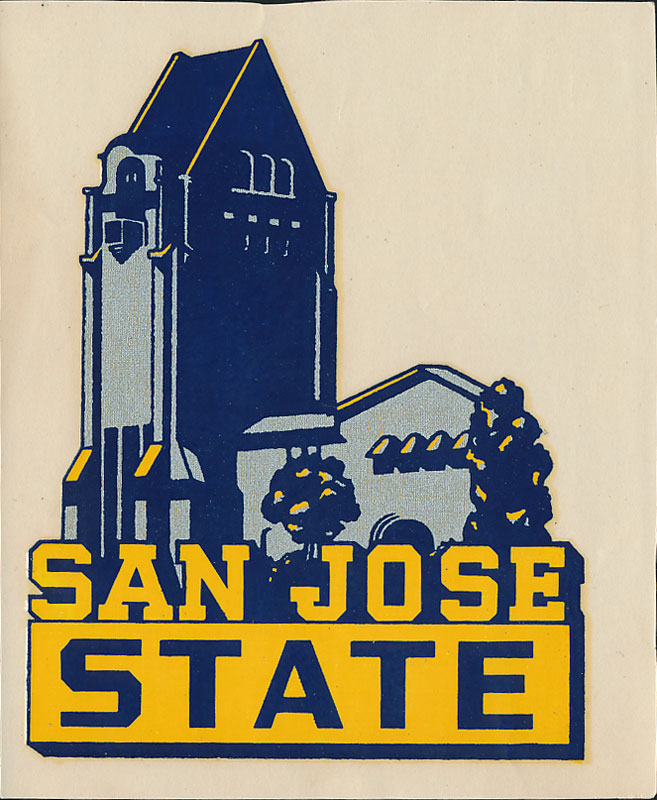 San Jose State College Spartans Decal