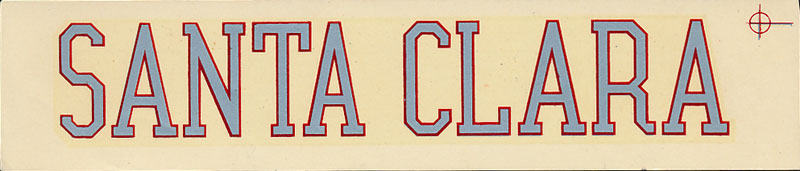 University of Santa Clara Broncos Decal