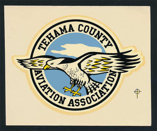 Tehama County (California) Aviation Association Decal