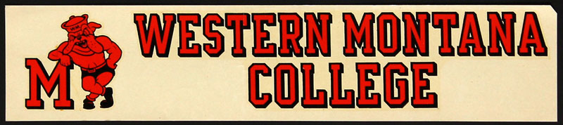 Western Montana College Bulldogs Decal