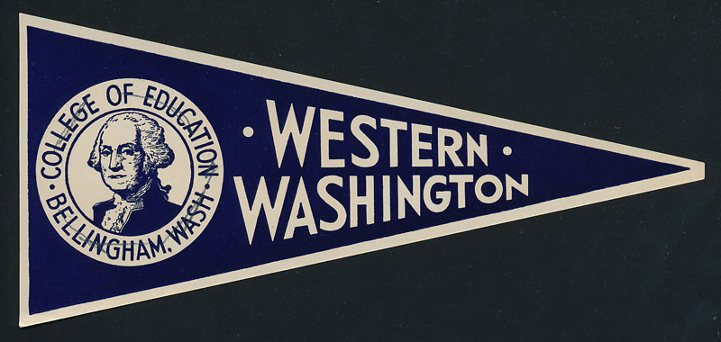 Western Washington College of Education Flag Decal